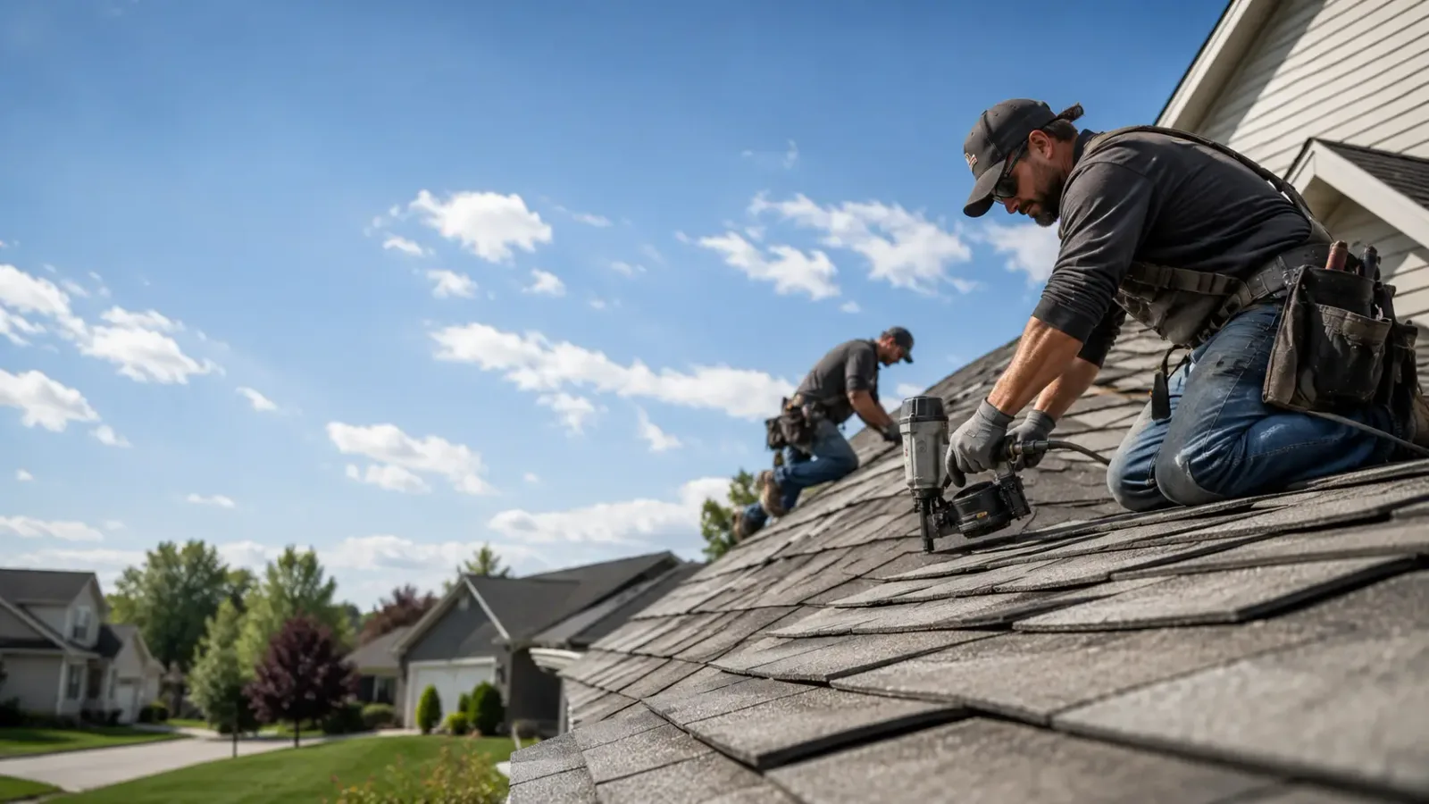 Storm Damage Roof Repair in Hydetown, PA near me